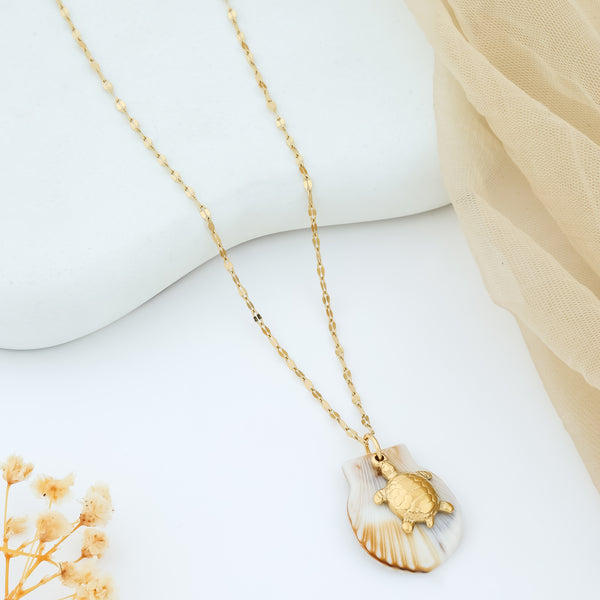 Shell of Serenity Tortoise Necklace