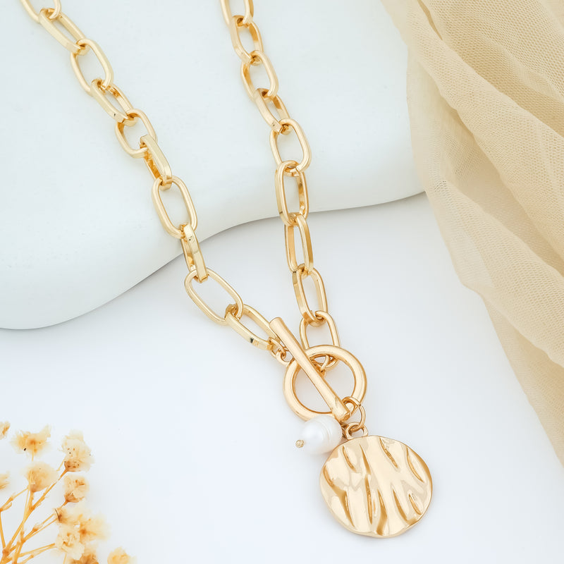 Discovore Gold Charm Necklace