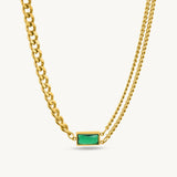 Celestial Greenstone Necklace