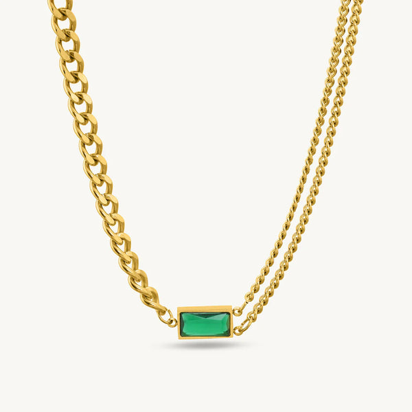 Celestial Greenstone Necklace