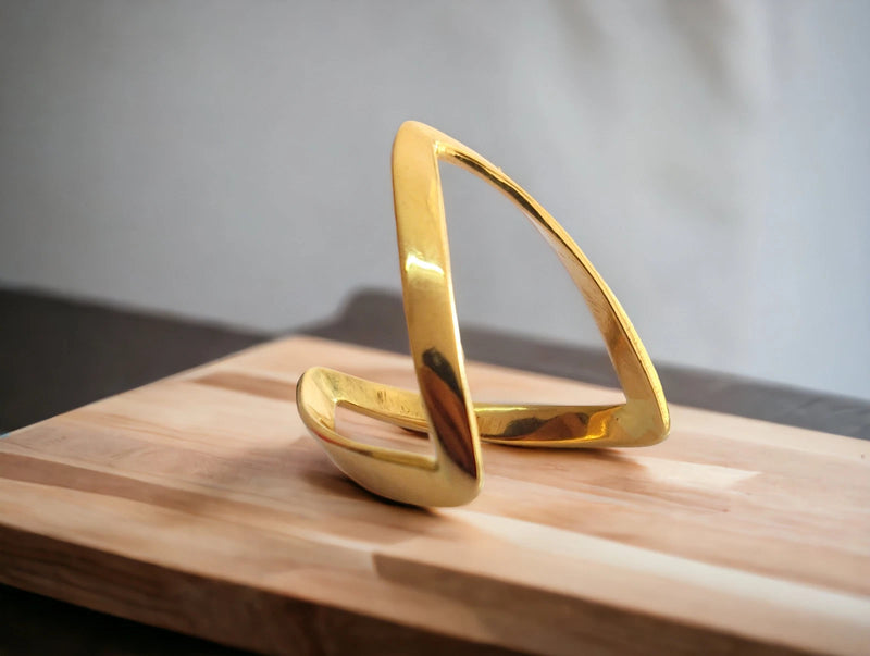 Infinity Twist Gold Ring
