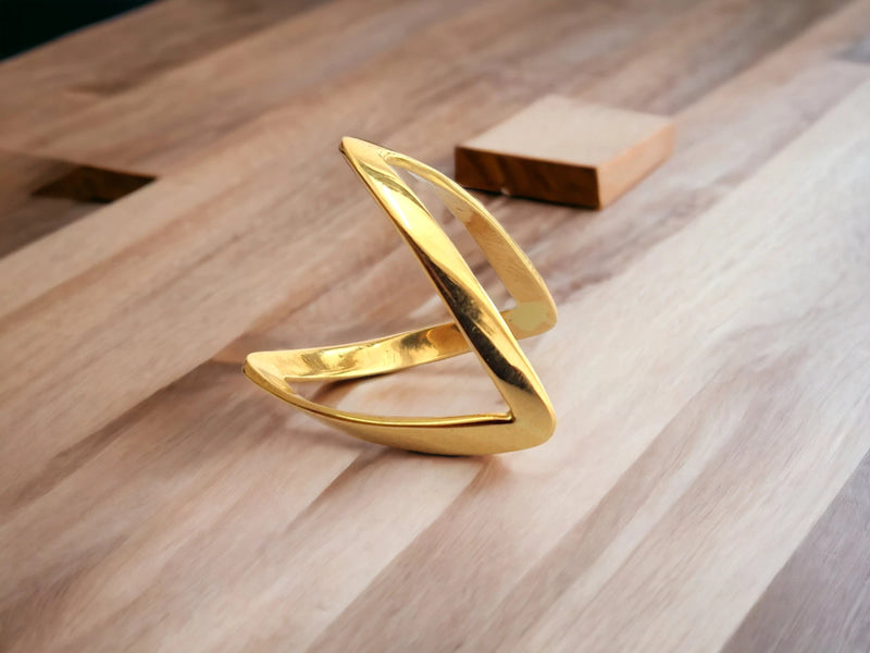 Infinity Twist Gold Ring